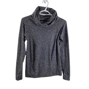 Lululemon Heathered Grey Make A Move Along Turtleneck Pullover